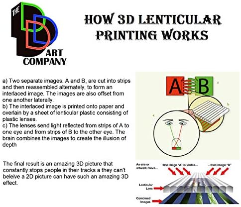 3D אמנות החברה 3D עדשת פוסטר קיר אמנות עיצוב הדפסים | 11.8 x 15.7 | 3D תמונות כרזות & טביעות | צילום מזכרות מתנות עבור